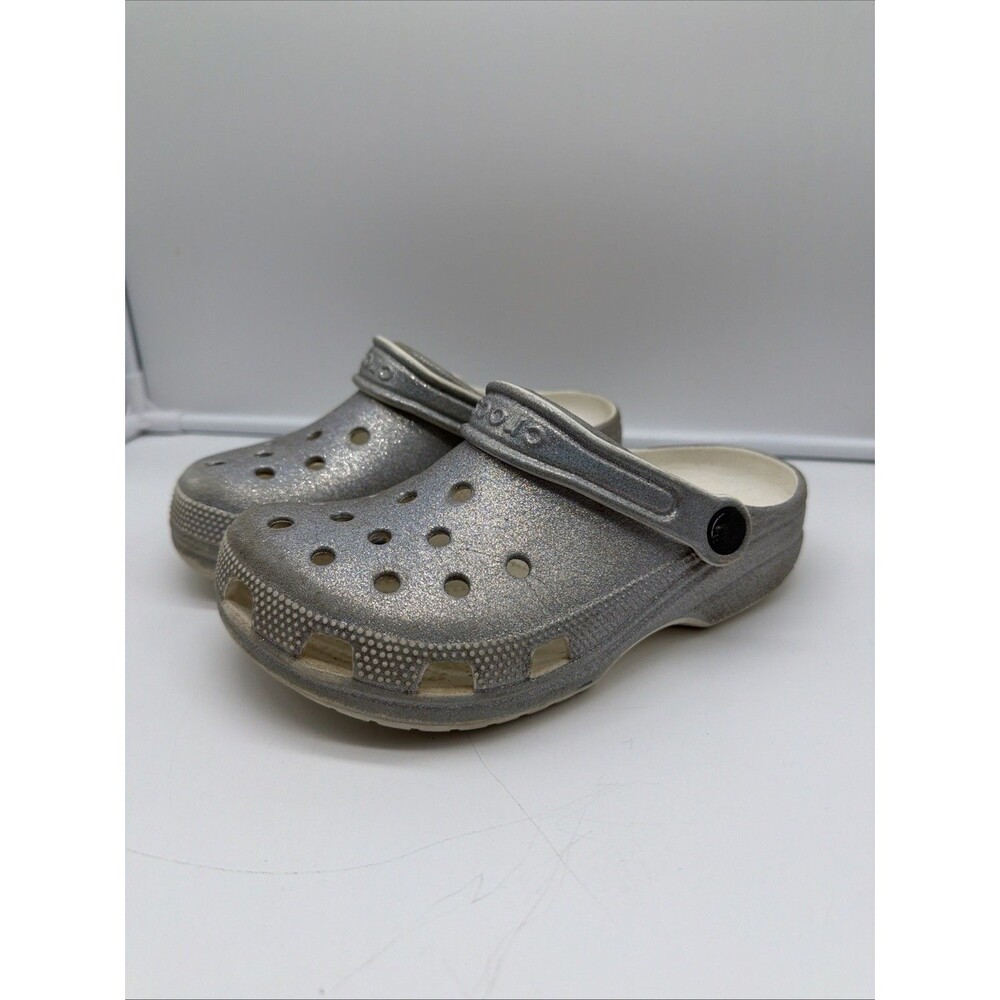GUC Crocs Clog Slippers - 207551 - Classic Glitter Clogs M2/W4